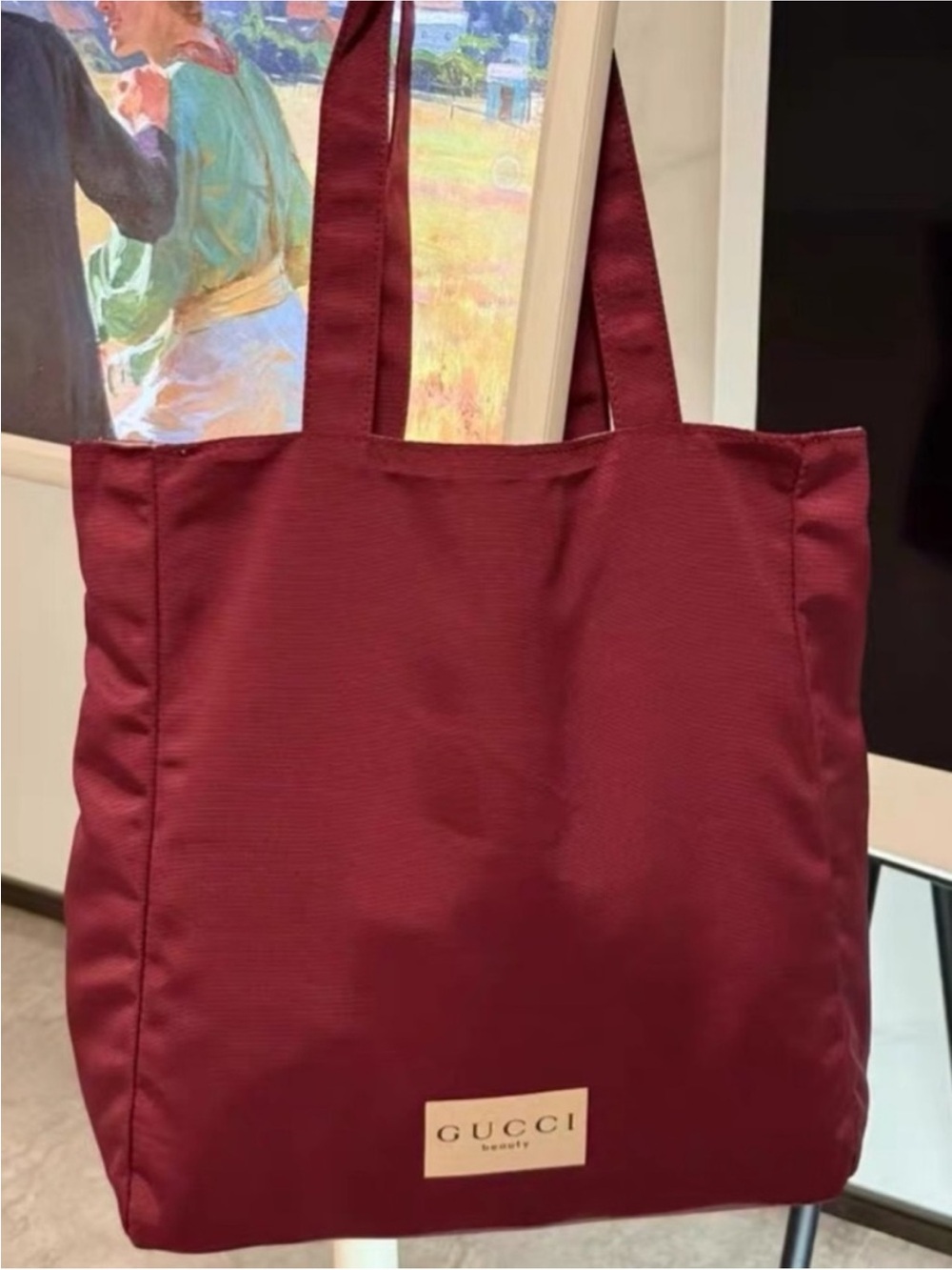 Gucci beauty tote
